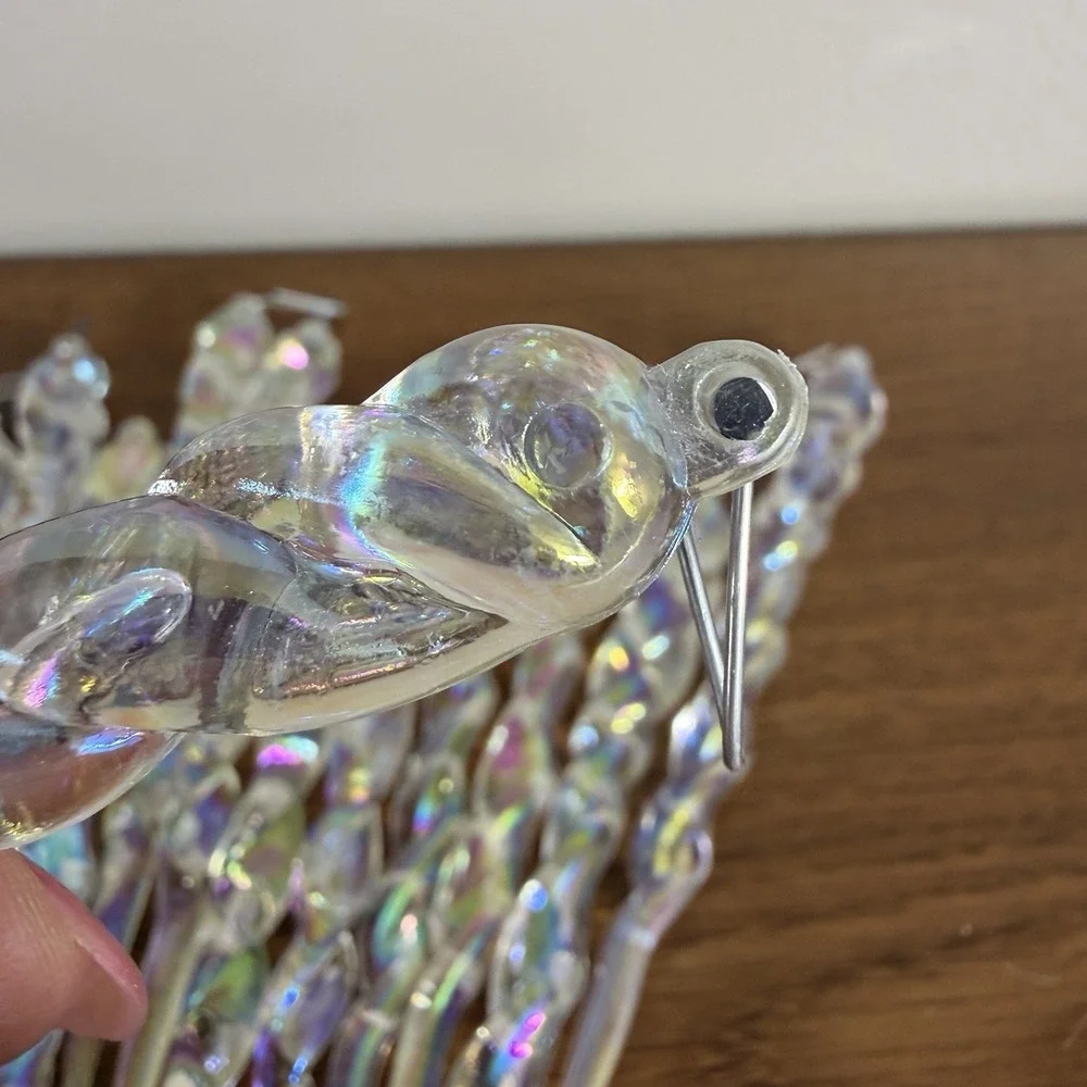 Lot of 23 Vintage Aurora Borealis Twisted Icicle Christmas Ornaments